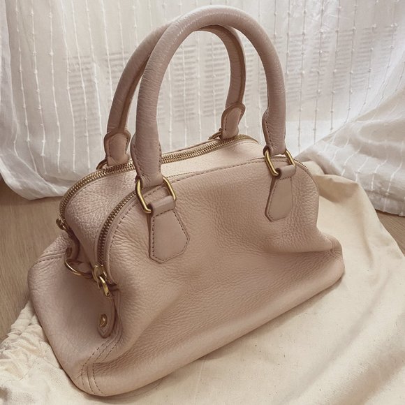 J. Crew Handbags - J. Crew Biennial Medium Satchel Bag - Pale Pink